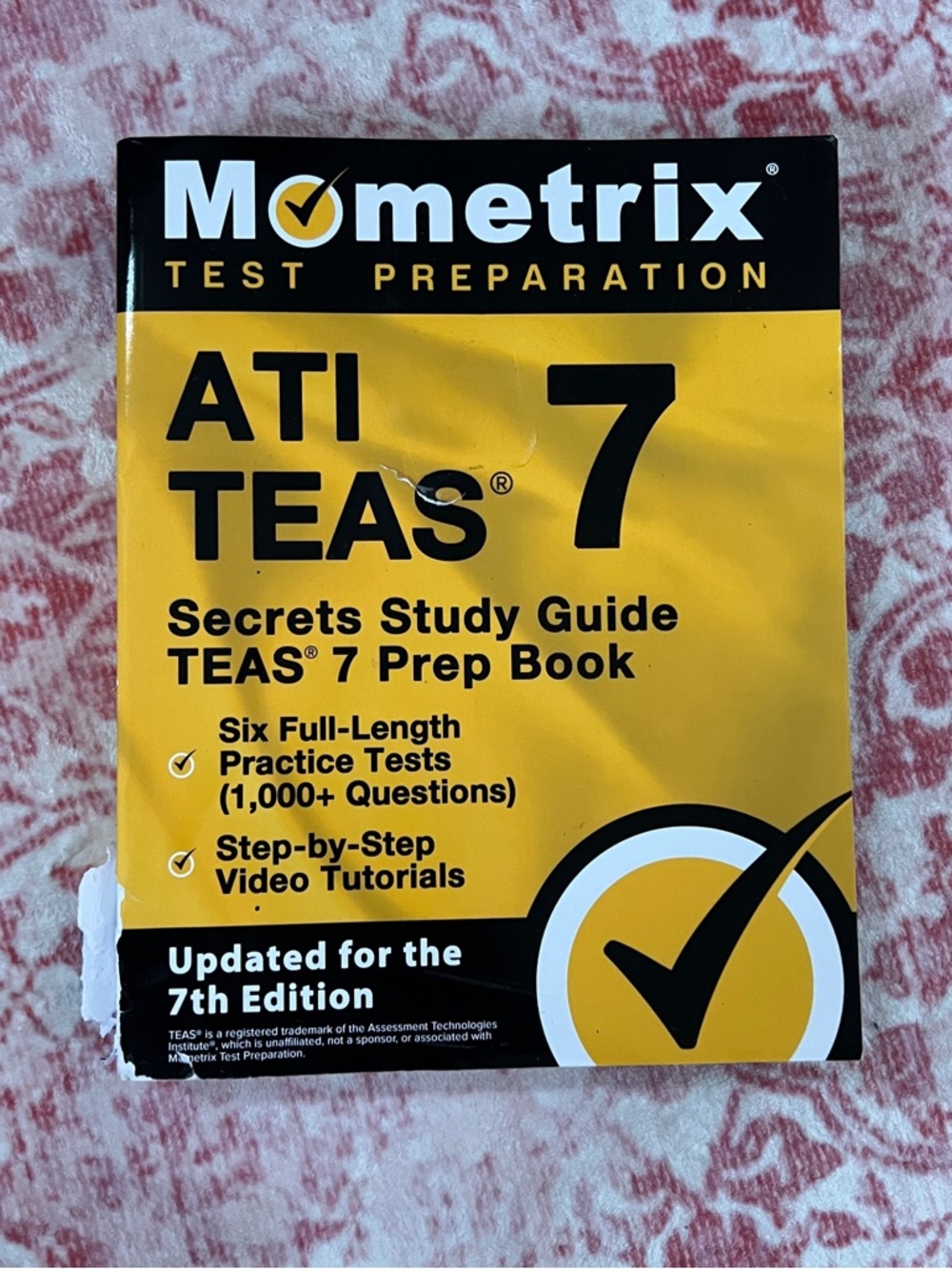 ATI TEAS 7 Study Guide - Yellow